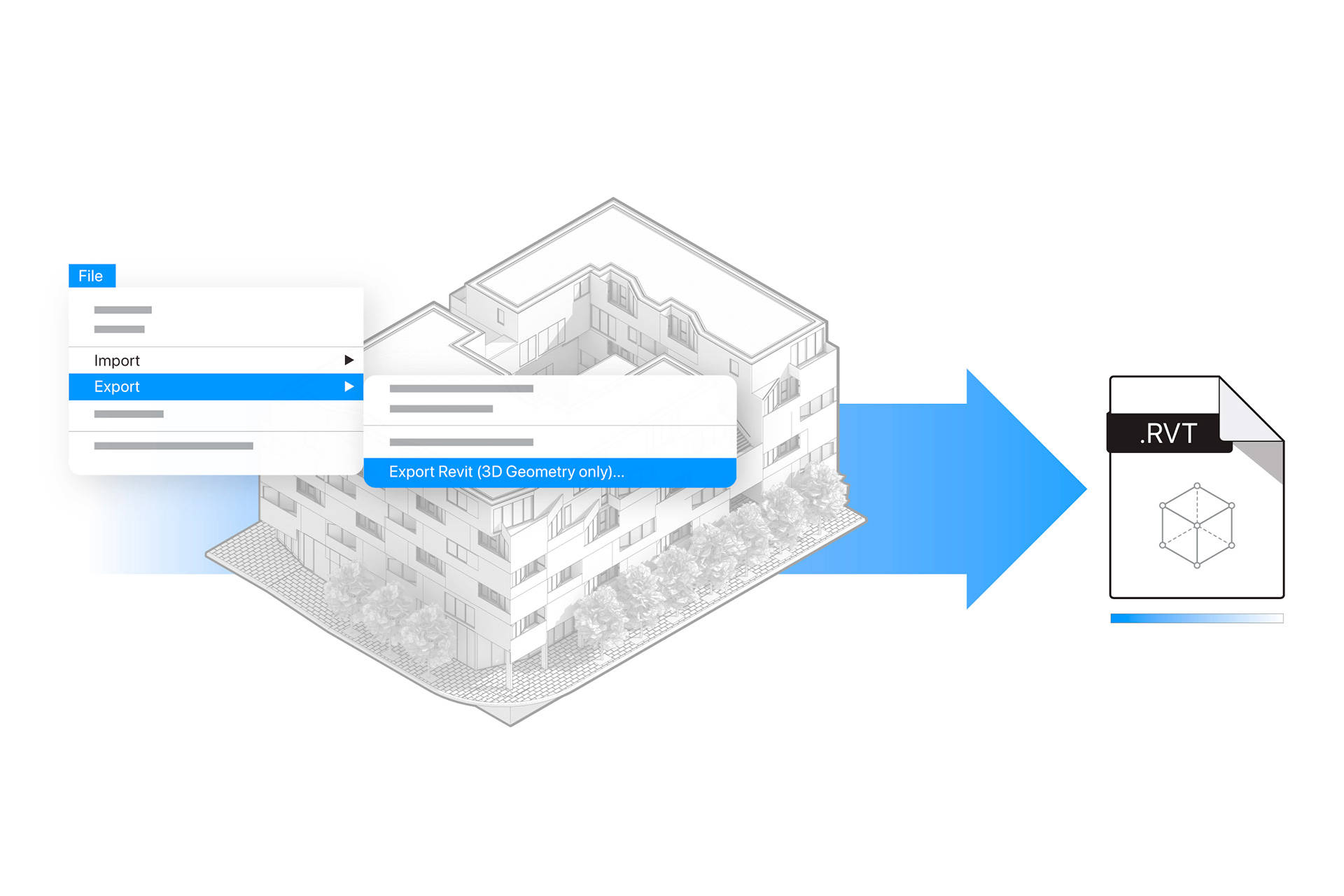 Exportação Revit